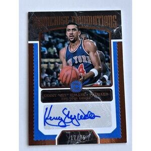 KENNY Sky WALKER Auto /75 2017/18 CORNERSTONES Kentucky Wildcats New York Knicks